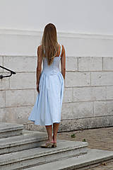 Šaty - Šaty svetlomodré | veľkosti XS-L - 15658409_