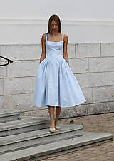 Šaty - Šaty svetlomodré | veľkosti XS-L - 15658473_