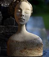 Sochy - zasnená - keramická socha - 15659867_