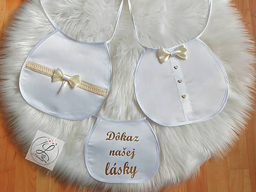 Iné doplnky - Svadobné podbradniky  - 15661275_