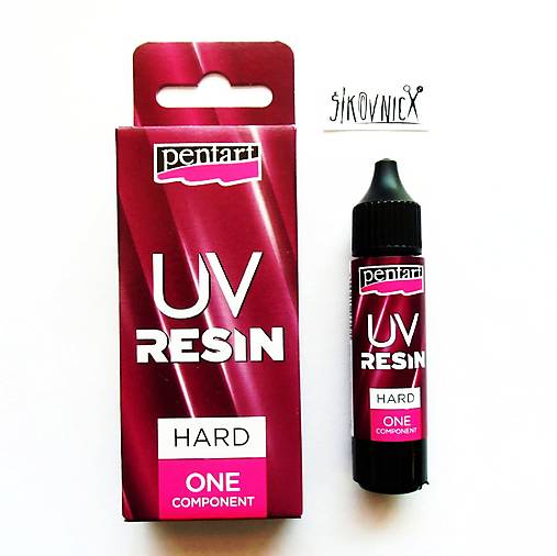 UV krištáľová živica, 20 ml, HARD