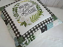 Úžitkový textil - Happiness Blooms... vankúš No.2 - 15663050_