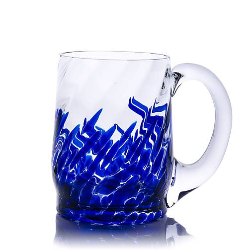 Nádoby - Sklenený polliter na pivo - 15663808_