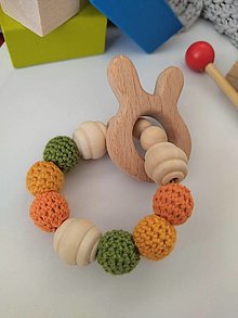 Hračky - Hryzadielko "Honey Bunny" - 15665069_