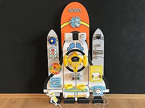 Hračky - Activity board Raketa - 15664107_