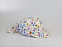 Detské čiapky - Letný detský šilt „ Violet “ - 15668368_