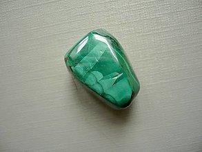 Minerály - Troml. kámen – malachit 22 mm, č.32f - 15668292_