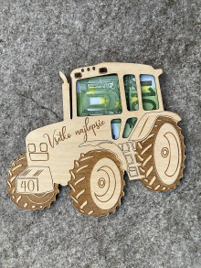 Papiernictvo - Obálka na peniaze - Traktor - 15671003_