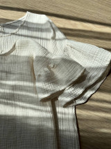 Topy, tričká, tielka - Dámske mušelin tričko ELEGANT - 15669675_