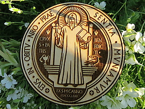 Dekorácie - Medaila Sv. Benedikta - 15671128_