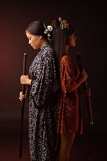 Šaty - Kimoná "Aspekty ženy" - 15671502_