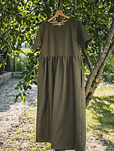 Šaty - Ľanové šaty Lucia - 15673655_