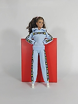 Barbie mikina s kapucňou a vreckom č-6