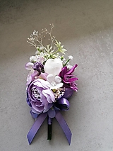 svadobné pierko lila- ženích 