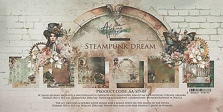 Papier - Scrapbook papier 12x12 Steampunk Dream - 15676035_
