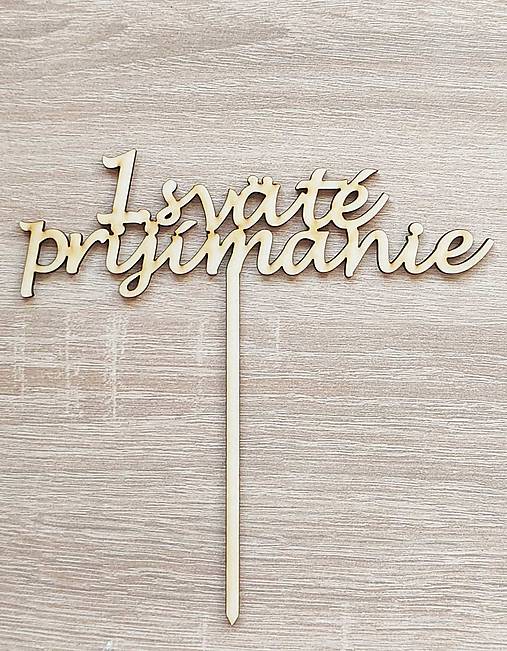 Drevený zapich na 1.sväté prijímanie 15cm