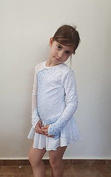 Detské oblečenie - Šaty na krasokorčuľovanie - 15675488_