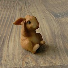 Polotovary - Veľkonočný zajačik figúrka - 6cm - 15675957_