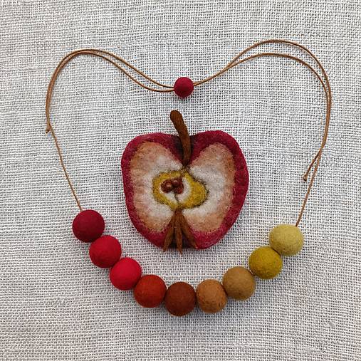 Náhrdelníky - ...plstený náhrdelník... - 15676999_