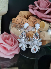 Náušnice - Wedding earrings - 15676216_