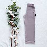 Detské oblečenie - Mušelínové dlhé nohavice - ružové - 15677037_