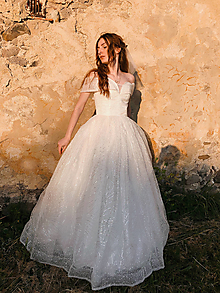 Šaty - svadobné šaty Popelka 34 - 15677045_