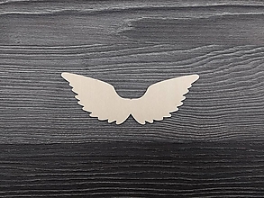 Polotovary - Drevený výrez anjelské krídla 2 - 15676129_