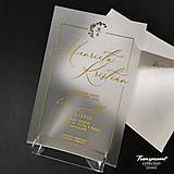 Papiernictvo - Transparentné svadobné oznámenia I20405 - 15677423_