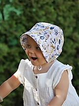 Detské čiapky - Letný detský čepiec „ plantis “ - 15678784_