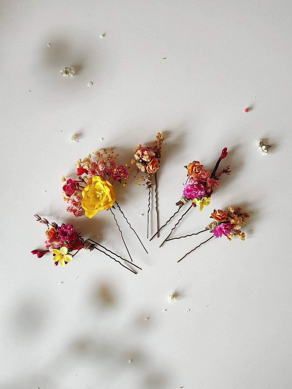 Kvetinové vlásenky "krása letných dní"