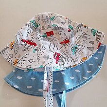 Detské čiapky - bavlnený  klobúčik - 15678482_