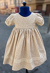 Detské oblečenie - Dievčenské šaty MAIA s krajkou - 15678280_