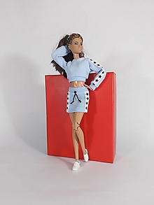 Hračky - Barbie mikina krátka č-7 - 15680172_