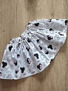 Šaty - Sukienka - myšky s ružovou mašličkou - 15680521_
