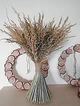 Dekorácie - Kytica z lúčnej trávy - strapatý melír - 15680453_