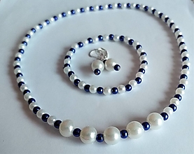 Sady šperkov - Perličková súprava s akrylovými korálkami - 15680834_