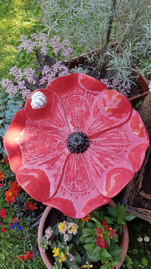 Pre zvieratá - PoPPy Ruby keramická misa pre vtáčikov - 15681090_