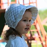 Detské čiapky - Letný čepček Zoe s riaseným šiltom - 15683881_