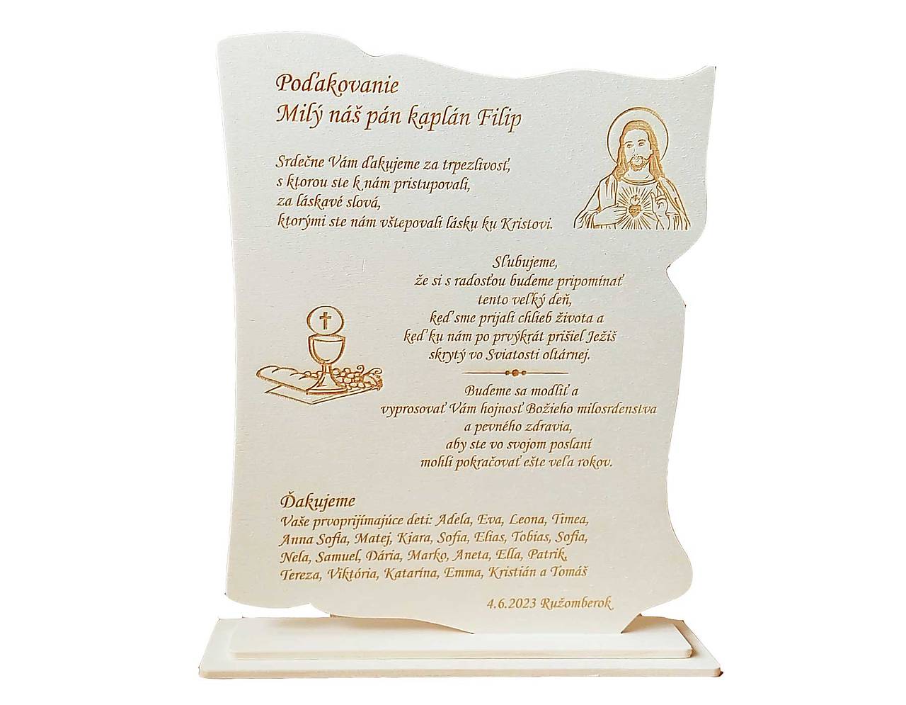 Darček pre pána kaplána 20x25cm