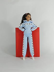Hračky - Barbie mikina s kapucňou a vreckom č-7 - 15684345_