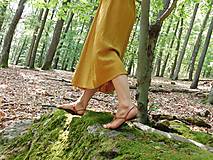 Ponožky, pančuchy, obuv - Barefoot sandále Červené (Základný úväz) - 15683659_