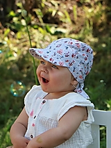 Detské čiapky - Letný detský šilt bagatelle - 15684799_