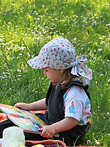 Detské čiapky - Letný detský šilt bagatelle - 15684800_