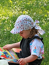 Detské čiapky - Letný detský šilt bagatelle - 15684801_