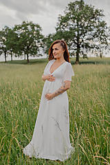 Tehotenské oblečenie - Svadobné šaty – Megan - 15685485_