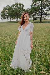 Tehotenské oblečenie - Svadobné šaty – Megan - 15685486_