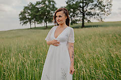 Tehotenské oblečenie - Svadobné šaty – Megan - 15685490_