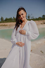 Tehotenské oblečenie - Svadobné šaty – Antika - 15685525_