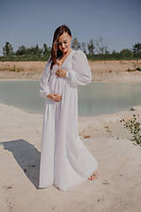 Tehotenské oblečenie - Svadobné šaty – Antika - 15685527_