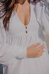 Tehotenské oblečenie - Svadobné šaty – Antika - 15685528_